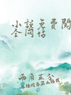 小说免费阅读大全网站
