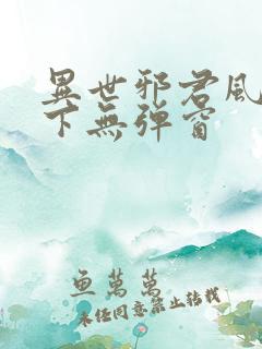 异世邪君风凌天下无弹窗