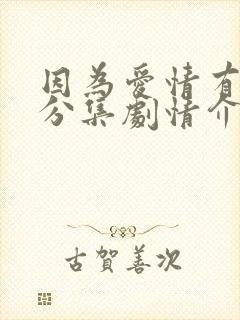 因为爱情有多美分集剧情介绍