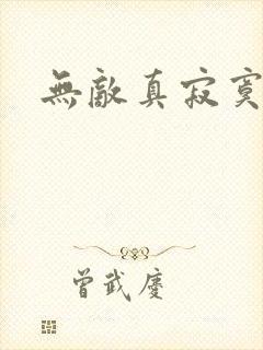 无敌真寂寞阅读