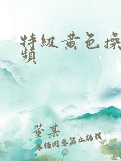 特级黄色操比视频