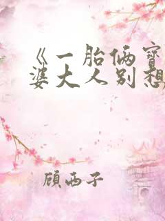 《一胎俩宝:老婆大人别想逃》