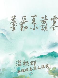 叶辰夏若雪最新章节小说全文免费阅读