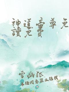 神道帝尊免费阅读免费