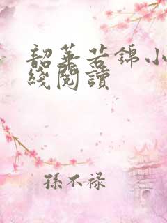 韶华若锦小说在线阅读
