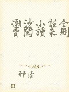 潮沙小说全文免费阅读未删减