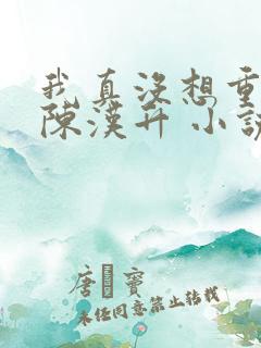 我真没想重生啊陈汉升 小说