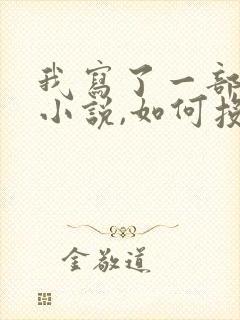 我写了一部长篇小说,如何投稿?