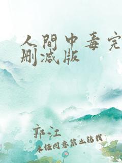 人间中毒完整未删减版