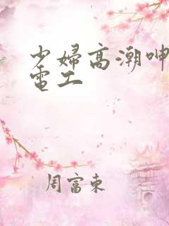 少妇高潮呻吟水电工