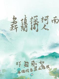名侦探柯南小说新兰同人