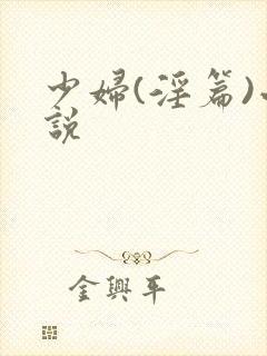 少妇(淫篇)小说