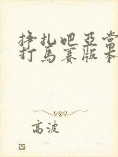 挣扎吧亚当君无打马赛版本