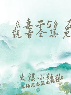 《妻子5》在线观看全集免费高清