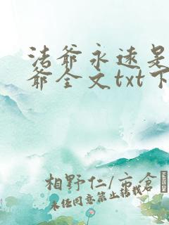法爷永远是你大爷全文txt下载