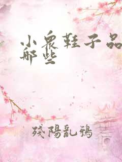 小众鞋子品牌有哪些