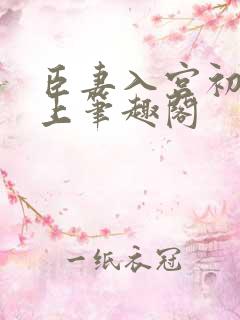 臣妻入宫初遇皇上笔趣阁