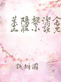 叶阳黎洁余秋水正版小说免费阅读