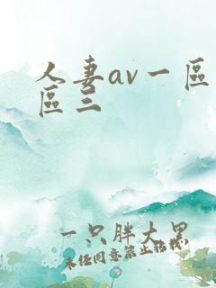人妻av一区二区三