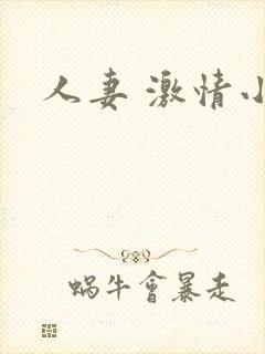 人妻 激情小说