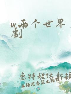 w两个世界 韩剧