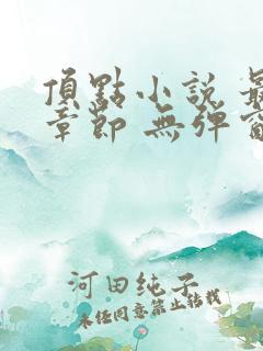 顶点小说 最新章节 无弹窗