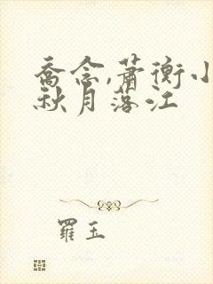 乔念,萧衡小说秋月落江