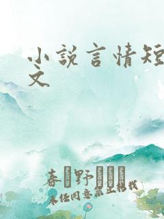 小说言情短篇甜文