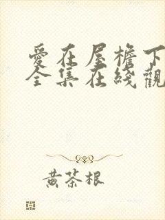 爱在屋檐下韩剧全集在线观看