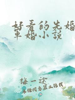 好看的先婚后爱军婚小说