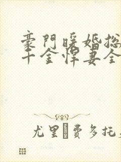 豪门暖婚总裁的千金悍妻全文免费阅读