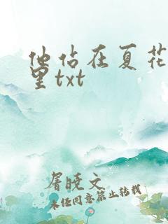 他站在夏花绚烂里txt