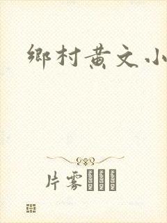 乡村黄文小说