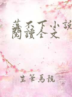 落不下小说免费阅读全文