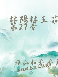 林阳林玉茹全集第27章