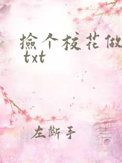 捡个校花做老婆 txt