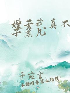 嫂子我真不是傻子叶凡