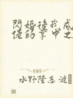 闪婚后我成了大佬的掌中之物删减部分