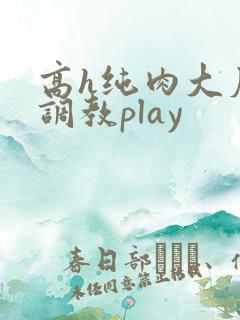 高h纯肉大尺度调教play