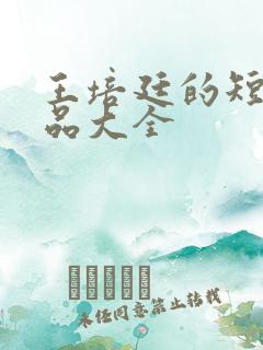王培廷的短剧作品大全