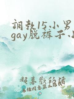 调教15小男生gay脱裤子小说