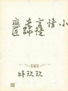 恋老言情小说铁匠师徒
