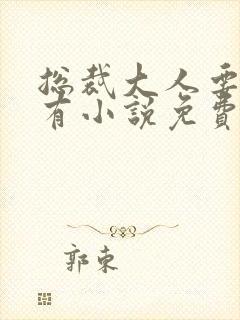 总裁大人要够没有小说免费阅读全文