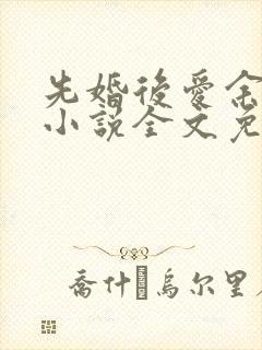 先婚后爱余慧慧小说全文免费阅读