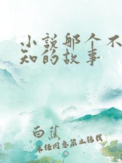 小说那个不为人知的故事