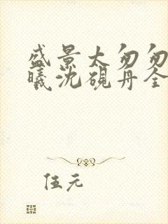 盛景太匆匆宁若曦沈砚舟全本阅读