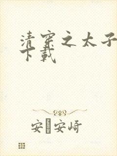 清穿之太子娇妃下载