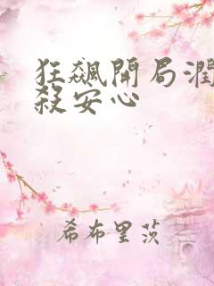 狂飙开局润大嫂杀安心