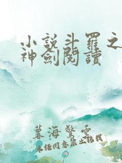 小说斗罗之灵珠神剑阅读