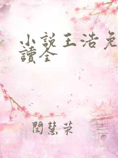 小说王浩免费阅读全